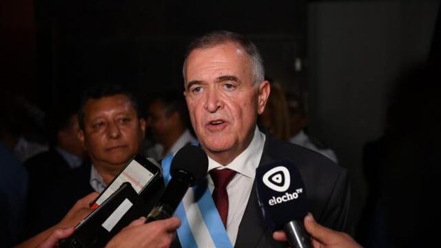 Osvaldo Jaldo, gobernador de Tucumán.