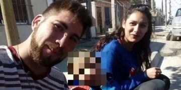 Gonzalo Martínez (víctima) y Gabriela Núñez (asesina)-