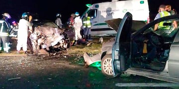 Un Palio y un Fiesta chocaron de frente al sur de Realicó (Infotec)