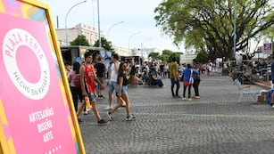 Plaza Feria, una de las convocantes actividades que tiene Rafaela durante los fines de semana
