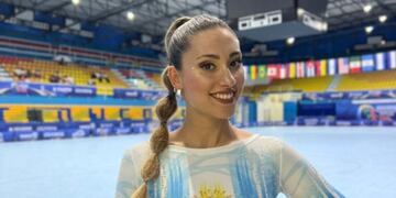 Valentina  Campanella quedó en el Top 10 del Panamericano de Patinaje Artístico.