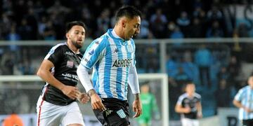 Javier Correa desperdició dos situaciones de gol claras.