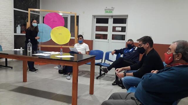 Se realizó el 1er Taller sobre Consumos problemáticos "Cuidados a la Cancha"
