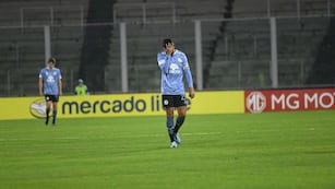 El goleador Franco Jara debió ser reemplazado en el primer tiempo en Sudamericana. Otra lesión en Belgrano (Javier Ferreyra / La Voz).