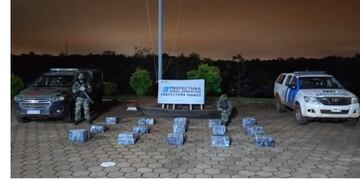 Prefectura secuestró marihuana en Iguazú y Santa Ana