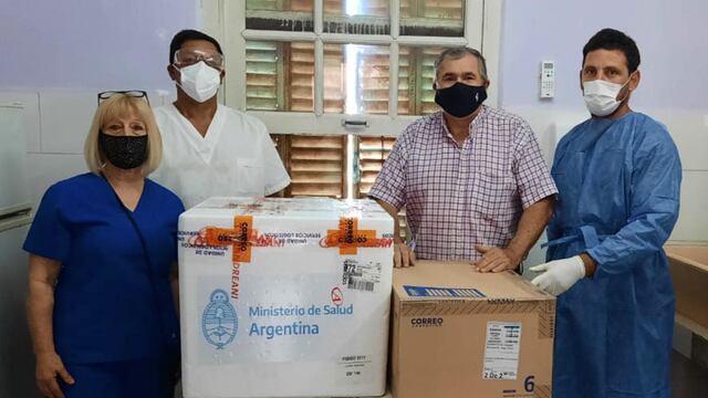 Sputnik V: llegaron las vacunas para el Hospital Pintos