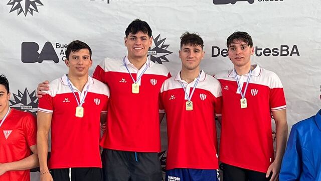 Benjamín Ghione natación Arroyito Unión de Santa Fe