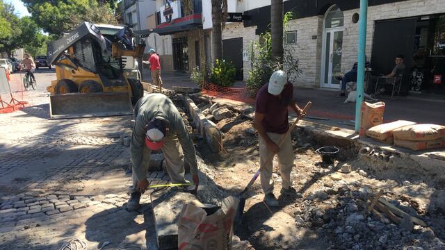 Siguen los trabajos en Av. Santa Fe