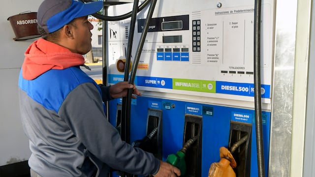 Aumento en el precio de los combustibles.