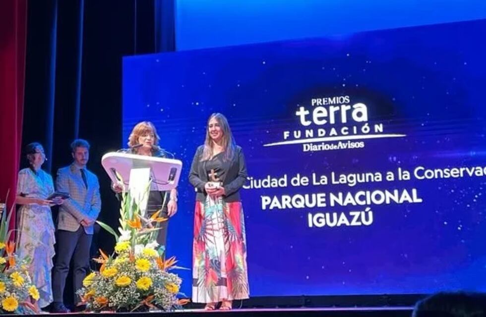 El Parque Nacional Iguazú recibió el Premio Internacional Terra 2023