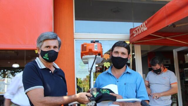 El INYM hizo entrega de herramientas en San Vicente