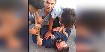 Atacaron a un policía, durante un control vehicular en Sampacho.