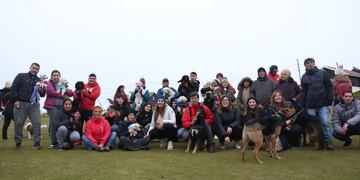 Gran participación de la “caninata” en Ushuaia