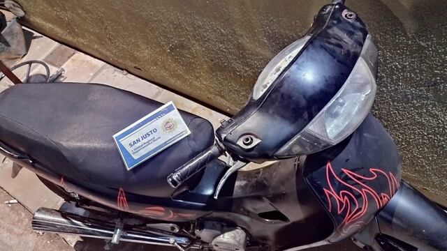 Moto secuestrada en Arroyito