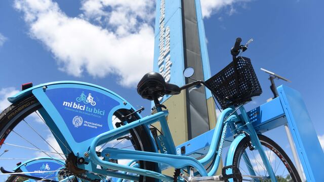 Bicicleta pública del sistema Mi bici tu bici de Rosario