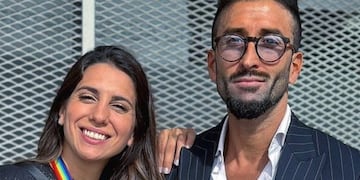 El polémico detalle en una foto romántica de Cinthia Fernández y Roberto Castillo que despertó a los haters.