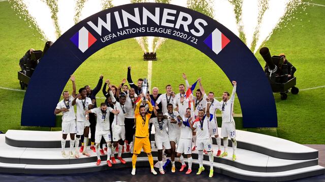 Francia se consagró campeón de la Liga de las Naciones tras vencer a España por 2-1.