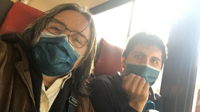 Padre de Joaquín, un joven con parálisis cerebral. Participó de las audiencias nacionales sobre la nueva ley de discapacidad.  (Gentileza Federico Figueroa)