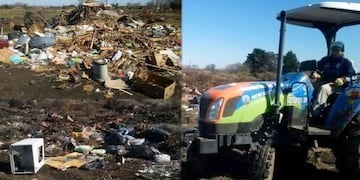 Basural Pueblo General Belgrano. (foto web)