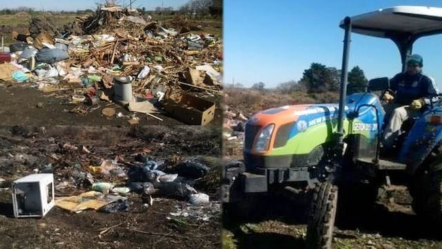 Basural Pueblo General Belgrano. (foto web)