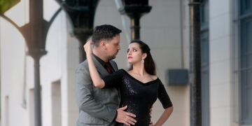Becky Navarro y Lucas Robañera la pareja que buscará el título en el Tango Champs