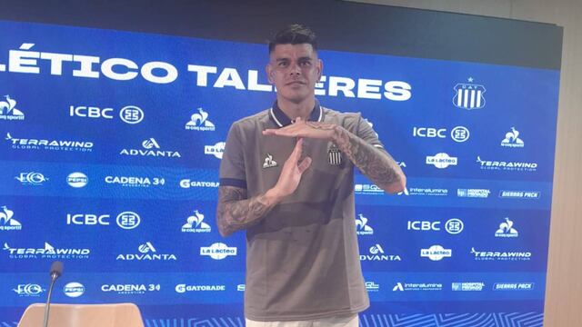 Gustavo Bou habló como nuevo jugador de Talleres (La Voz)