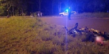 Accidente fatal en San Pedro se cobró la vida de un motociclista.