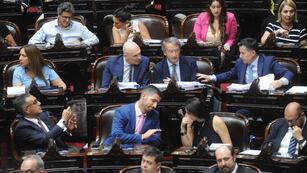 “Ley ómnibus”. Arrancó otra sesión maratónica en Diputados. (Federico López Claro)