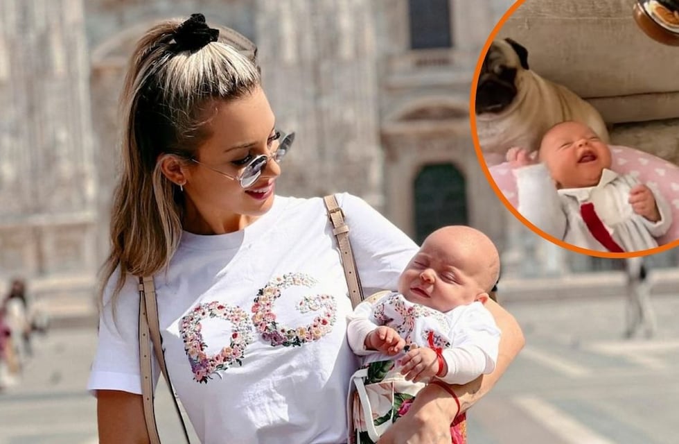 Bien argentina: el tierno video de la hija de Lautaro Martínez y Agustina Gandolfo con el dulce de leche