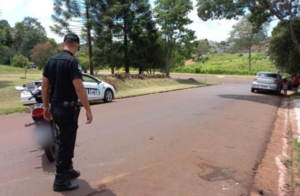 Accidente vial dejó a una mujer herida en Oberá