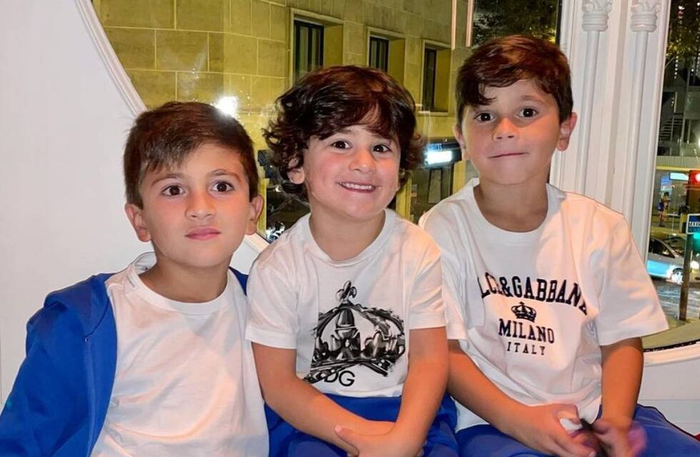 La fabulosa vista frente a la que se hamacan los hijos de Lionel Messi y Antonela Roccuzzo