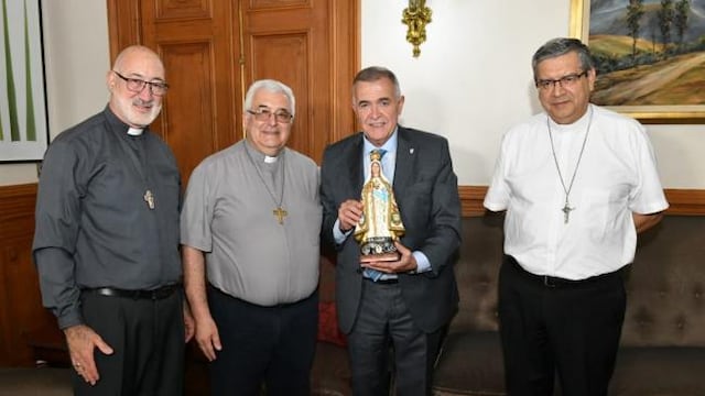 El Arzobispo de Tucumán Carlos Sánchez se reunió con el gobernador Osvaldo Jaldo