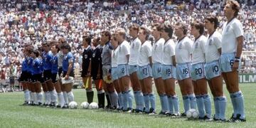 Argentina e Inglaterra se enfrentaban en una "Batalla" futbolística.