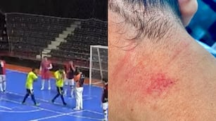 Violencia en el clásico rosarino de fútbol de salón
