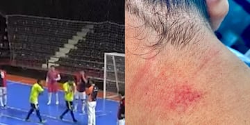 Violencia en el clásico rosarino de fútbol de salón