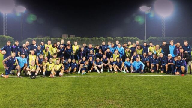 “Más que nunca TODOS JUNTOS”, escribió Rodrigo De Paul. Foto: @rodridepaul / Instagram.