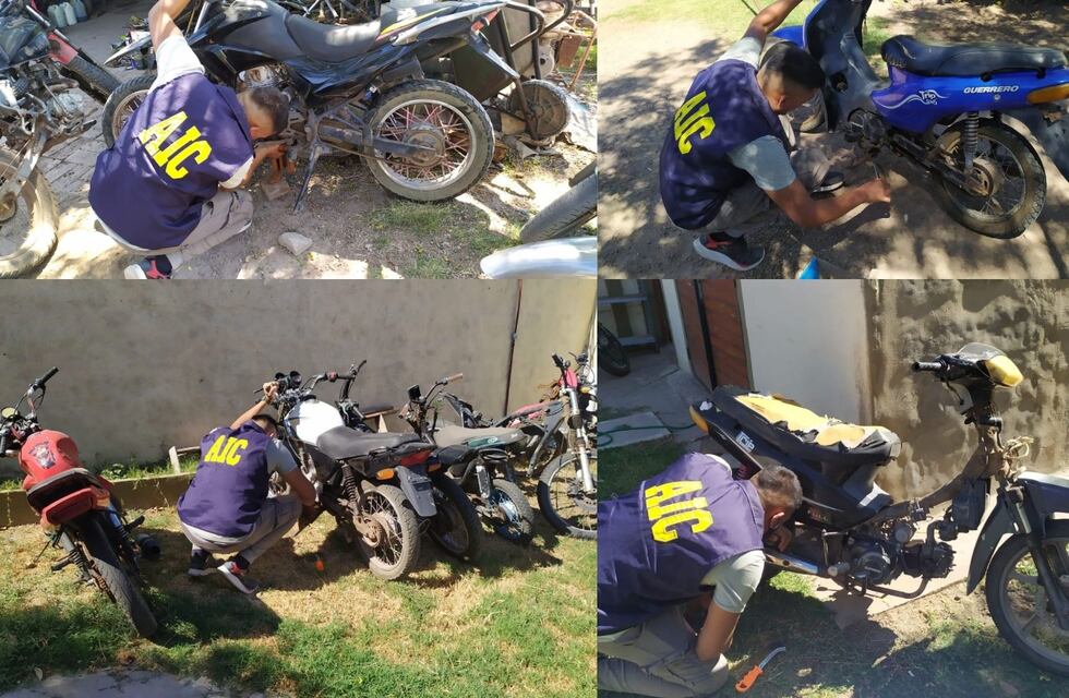 Controlaron dos talleres de motos en Tostado