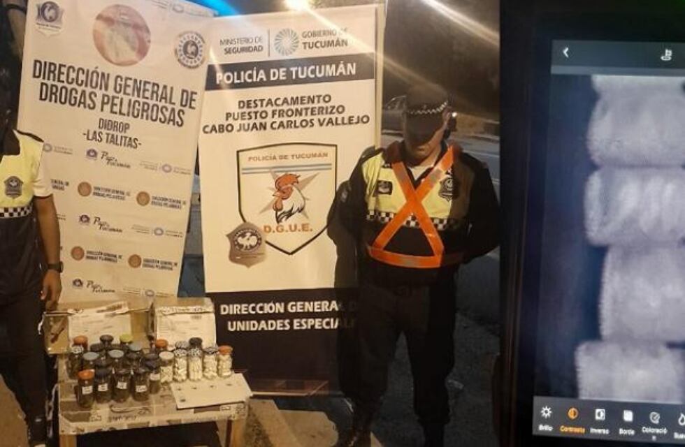 Importante decomiso de drogas en control fronterizo durante el Operativo Lapacho