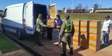 Incautan mercadería ilegal en un operativo conjunto entre Gendarmería Nacional y AFIP en San José.