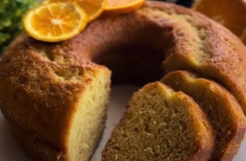 Cómo hacer torta húmeda de naranja: receta fácil y sin medir ingredientes