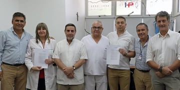 Asumen nuevas autoridades en el Hospital Padilla.