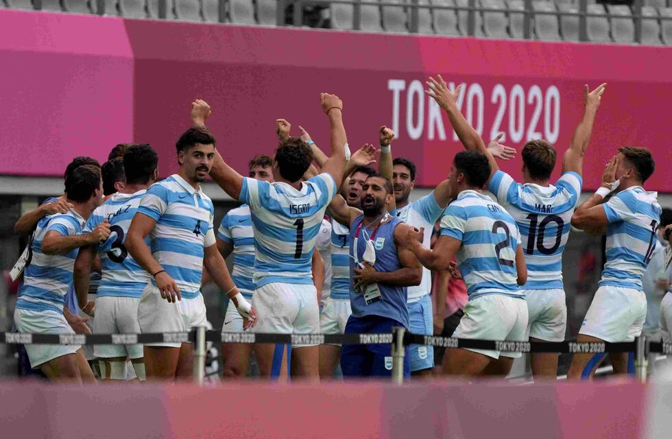 El emotivo recibimiento a Los Pumas 7s en la Villa Olímpica tras ganar la medalla de bronce en Tokio 2020