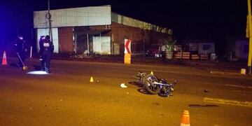 Un siniestro vial dejó a una motociclista herida de gravedad en Posadas.