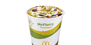 El nuevo McFlurry Dubai de McDonald's.