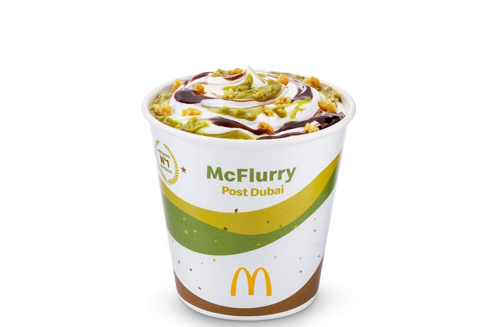 Cómo es el nuevo McFlurry Dubai que lanzó McDonald’s y cuánto cuesta