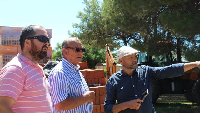 Carlos Sánchez recorrió obras en Copetonas