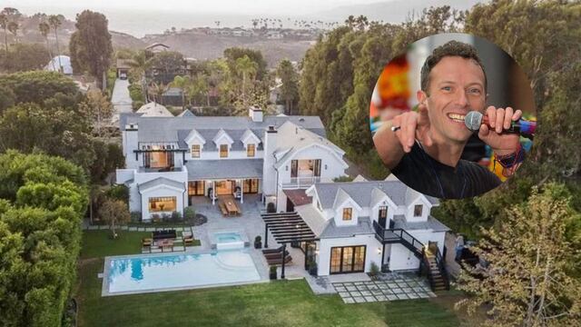 Así se ve la mansión en Malibú de Chris Martin y Dakota Johnson