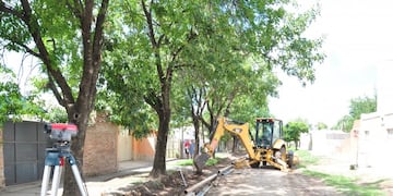 Obras de avimentación en la ciudad