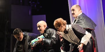 La compañía rosarina Academia del Humor cerró el FTR2021 con su obra “La medicina de Molière”.