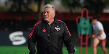 El DT de 47 años condujo la primera práctica el último viernes a la tarde.